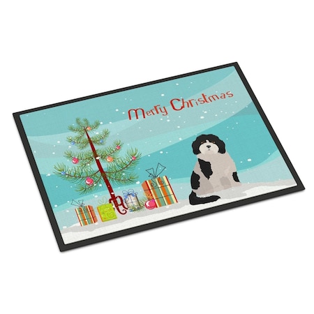 Carolines Treasures 24 x 36 in. Cavachon No.3 Christmas Tree Indoor or Outdoor Mat CK3888JMAT